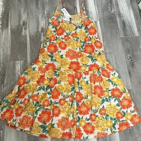 Zara Ruffled Linen Blend Dress